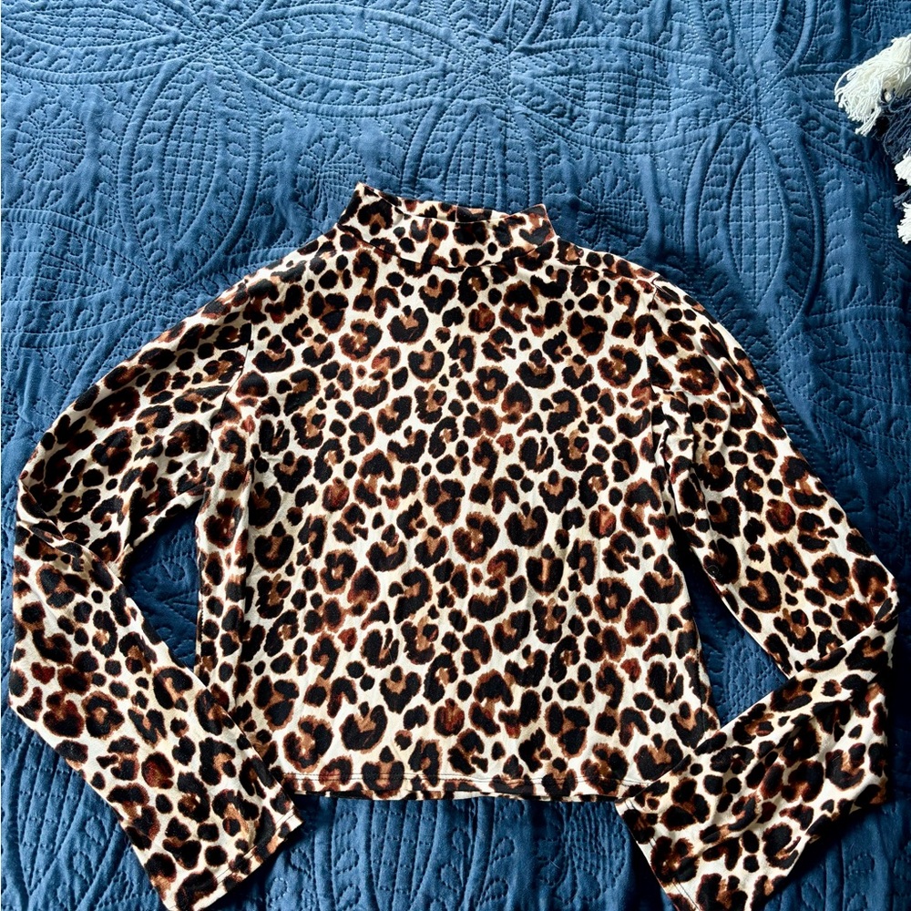 Leopard Print Women's Top
